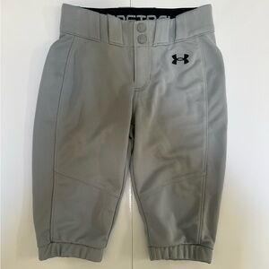 Under Armour Girls' Utility Gray Softball Pants - Size XS